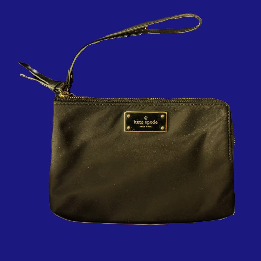 Kate Spade New York Black nylon Wristlet with Gold hardware - Picture 10 of 10